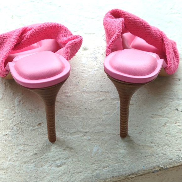‼️SOLD on VC‼️JACQUEMUS "LES MULES BAGNU" TERRY CLOTH SANDALS - Picture 5 of 17